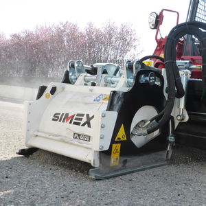 Kaltfräse für Kompaktlader / kompakt / für Asphalt