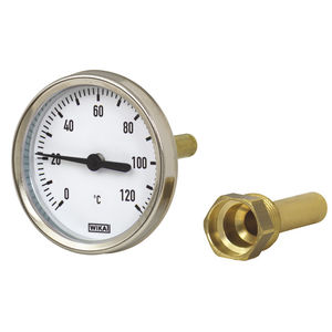 Bimetall-Thermometer / analog / Eintauchfühler / mit Zifferblatt-Anzeige