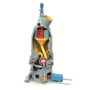 Strahlmühle / Walzen / vertikal / für Kohle
