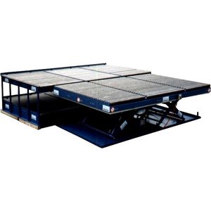 festinstallierte Scherenhebebühne / hydraulisch