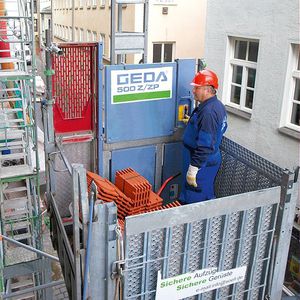 Einmast-Transportbühne