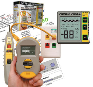 Netzwerktester / Netzwerk / Kabel / tragbar