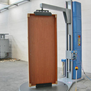 Drehtisch-Stretchwickler / halbautomatisch / für Türen und Fenster / mit Stretchfolie