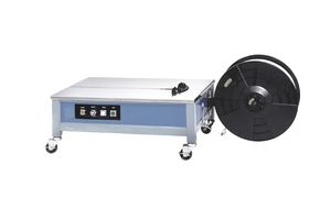 halbautomatische Umreifungsmaschine / für Spulen / horizontal
