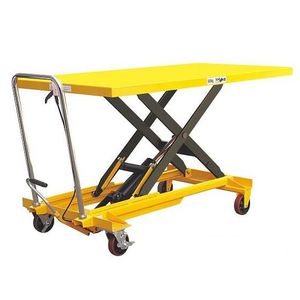 Scherenhubtisch / hydraulisch / manuell / mobil