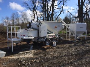 mobile Betonmischanlage