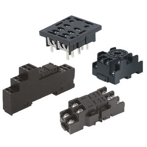 elektromechanischer Relaissockel / für Leiterplatte