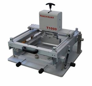 manuelle Siebdruckmaschine / mehrfarbig / für Elektronik / flach