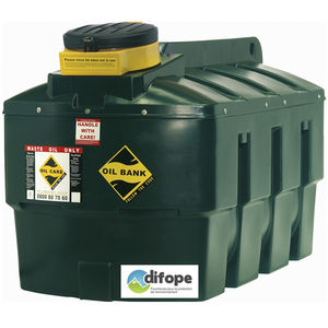 Behälter für Altöl / Polyethylen / doppelwandig / Speicher