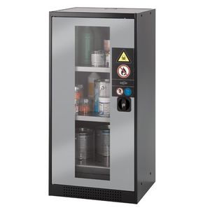 Schrank mit Sicherheitsvorrichtung / Werkstatt / freistehend / Schließfach