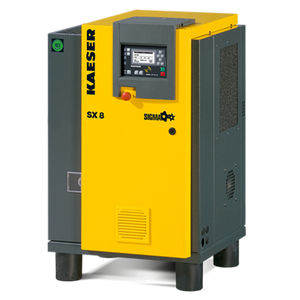 Luftkompressor / stationär / elektrisch / Schrauben