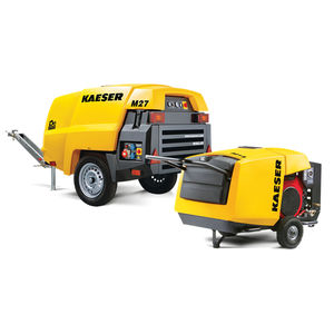 Luftkompressor / mobil / dieselbetrieben / Schrauben