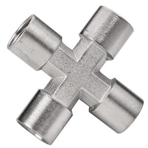 Schraubanschluss / Kreuz / hydraulisch / pneumatisch