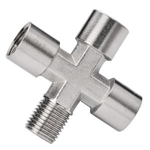 Schraubanschluss / Kreuz / hydraulisch / pneumatisch