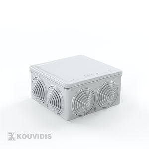 Abzweigdose für Aufbau / halogenfrei / feuerbeständig / Kunststoff