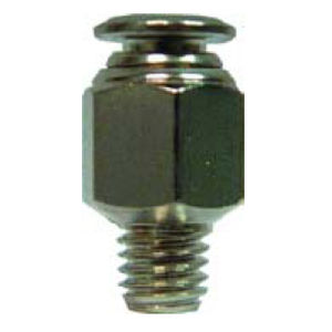 Push-in-Anschluss / gerade / pneumatisch / Messing