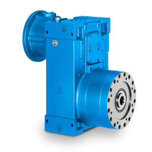Getriebe für Extruder / Schneckenzahnrad / parallel / Präzision