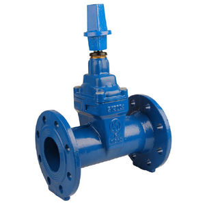 Segmentschütz / mit Handrad / für Wasser / Flansch