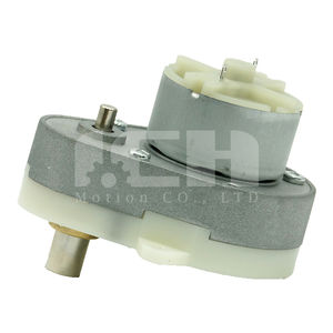 DC-Getriebemotor / parallel / mit rechtsseitiger Verzahnung / Vollwelle