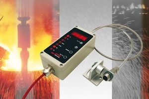 feststehendes Thermometer / mit abnehmbarer Anzeige / fiber tischer chirurgischer / industriell