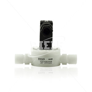 Turbinen-Durchflussmesser / für Flüssigkeiten / Inline / Kunststoff