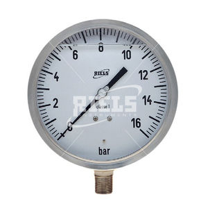 analoges Manometer / Rohrfeder / für Gas / Vakuum