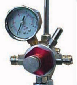 Luftdruckregler / einstufig / Membran / mit Manometer