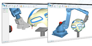 Offline-Programmierung-Software / Simulation / CAD CAM / für Roboteranwendungen
