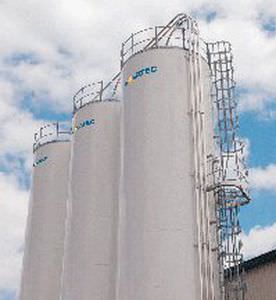 formgeschweißter Silo / verschraubt / für Schüttgut / Stahl