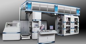 Flexodruckmaschine / 8-Farben / für Etiketten / Hochgeschwindigkeit