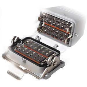 Hybrid-Steckverbinder / rechteckig / mit Verriegelung / Modul