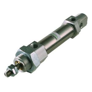 pneumatischer Zylinder / einfach / mit Querverstrebung / Kolbenstangen
