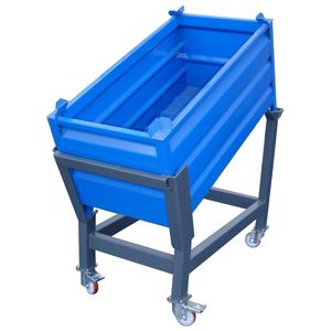schräger feststehender Aufsatzrahmen / für Container