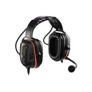 lärmdämpfende Headset Kopfhörer und Mikrofon / Funkgerät
