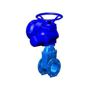 Segmentschütz / elektrisch betrieben / für Wasser / Flansch