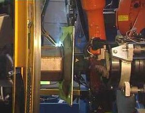 halbautomatische Schweißmaschine