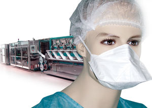 Konfektionieranlage zur Herstellung von OP-Masken