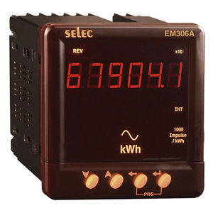 einphasiger Elektrischer Energiezähler / für Einbau / mit Digitalausgang / Impulsausgang