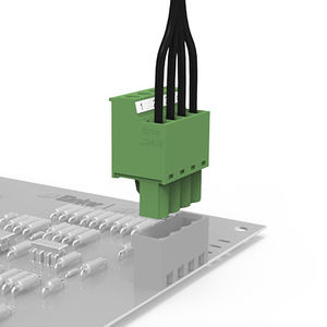 Schraubanschluss-Reihenklemme / Push-in / für PCB / steckbar