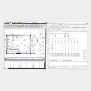 Software / CAD für Elektroprojektierung / für Gebäude / Baustellen