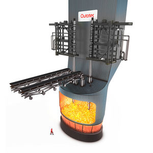 Schmelzofen / Schacht / Gas / für Metallindustrie