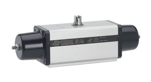 pneumatischer Ventilantrieb / drehbar / Federrückstellung / Aluminium