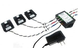 Stromsensor mit Wandler / AC / 3-Phasen / aufklappbar