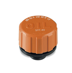 runder Stopfen / Gewinde / Technopolymer / Dichtung
