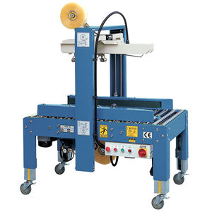 Faltschachtel-Verschließmaschine / Mehrklappen- / Klebeband / automatisch