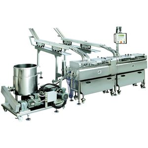 Abfüllanlage für die Lebensmittelindustrie / für Creme / automatisch / PLC-gesteuert
