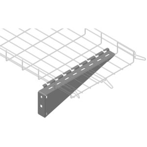 Stützhalterung / Metall / wandmontiert