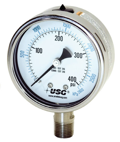 Absolutes Manometer 1553 U S GAUGE analog Gewinde für