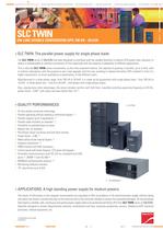 Product Datasheet: SLC TWIN Series