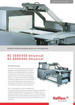 Kompakte Winkelschwei�maschine mit Schrumpftunnel KC 8060 UNIVERSAL